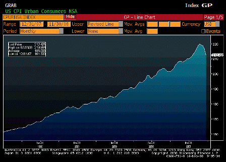 2008-12-16 Consumer Price Index NSA